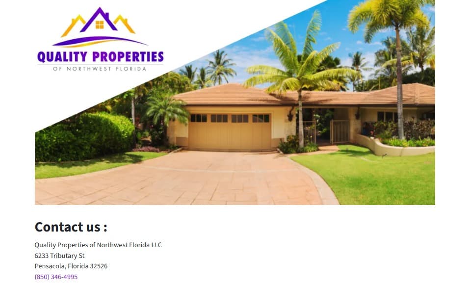 Quality Properties - Contact & CTA